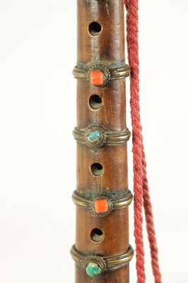 Lot 143 - A TIBETAN GAYALING RITUAL TRUMPET