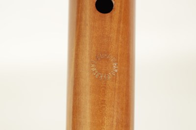 Lot 57 - A TENOR RECORDER WITH SINGLE KEY BY AURA CONSERVATORIUM