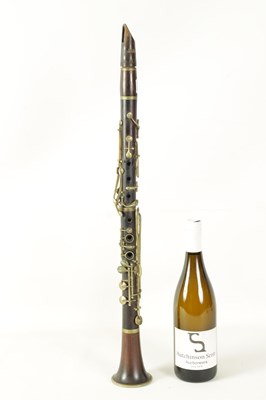 Lot 100 - A VINTAGE ROSEWOOD BESSON CLARINET