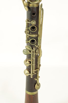 Lot 100 - A VINTAGE ROSEWOOD BESSON CLARINET