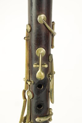 Lot 100 - A VINTAGE ROSEWOOD BESSON CLARINET