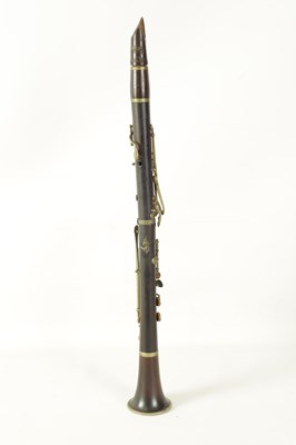 Lot 100 - A VINTAGE ROSEWOOD BESSON CLARINET