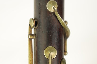 Lot 100 - A VINTAGE ROSEWOOD BESSON CLARINET