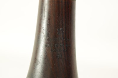 Lot 100 - A VINTAGE ROSEWOOD BESSON CLARINET