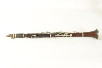 Lot 141 - A MID 20TH CENTURY MOUNTED ROSEWOOD CLARINET IN B