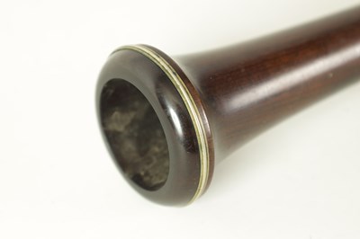 Lot 153 - A LATE 19TH CENTURY SLENDER ROSEWOOD OBOE