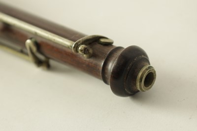 Lot 153 - A LATE 19TH CENTURY SLENDER ROSEWOOD OBOE