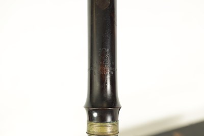 Lot 8 - A COLLECTION OF 19/20TH CENTURY ROSEWOOD FLUTES