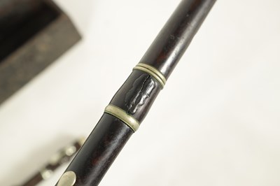 Lot 8 - A COLLECTION OF 19/20TH CENTURY ROSEWOOD FLUTES