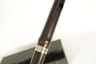 Lot 8 - A COLLECTION OF 19/20TH CENTURY ROSEWOOD FLUTES