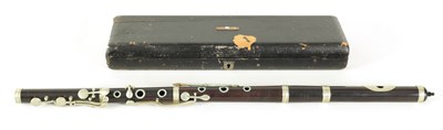 Lot 97 - A CASED ROSEWOOD CLASS A FLUTE BY T.E. PAGE, LONDON.