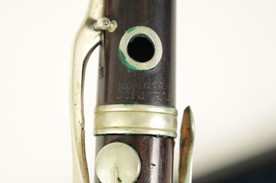 Lot 97 - A CASED ROSEWOOD CLASS A FLUTE BY T.E. PAGE, LONDON.