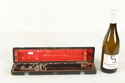 Lot 86 - A FINE CASED FRENCH FLUTE BY CLAIR GODFROY, A PARIS