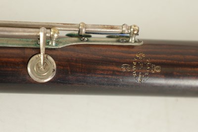 Lot 86 - A FINE CASED FRENCH FLUTE BY CLAIR GODFROY, A PARIS