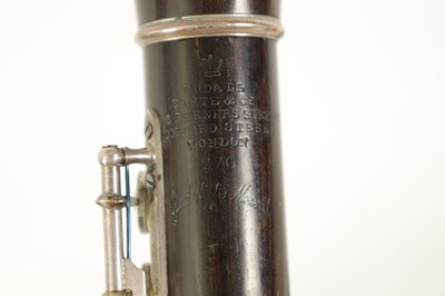 Lot 95 - A FINE CASED FLUTE BY RUDALL, CARTE & CO. LONDON