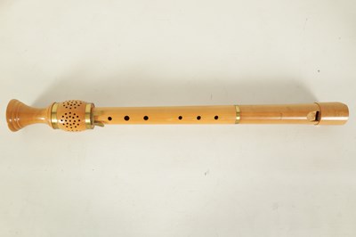 Lot 79 - A FLAUTO DOLCE MOECK RENAISSANCE TENOR RECORDER