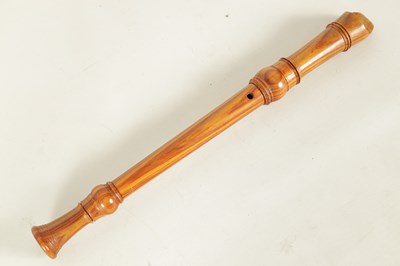Lot 18 - A FEHR TREBLE RECORDER