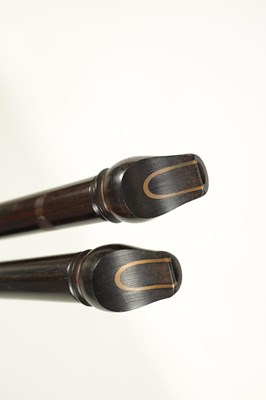 Lot 17 - TWO ROSEWOOD GALOUBETS