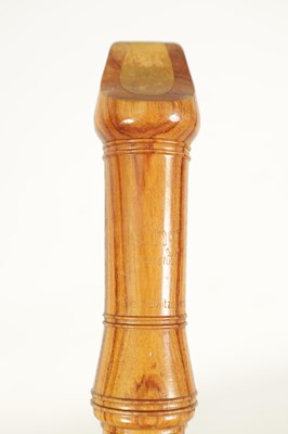 Lot 38 - A KUNG MEISTERSTUCK DESCANT RECORDER