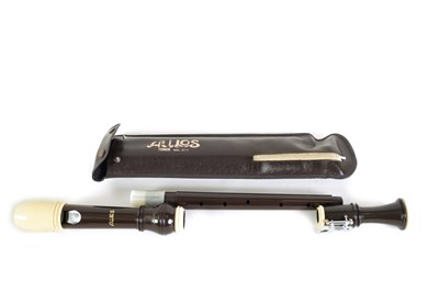 Lot 104 - A COLLECTION OF FOUR AULOS RECORDERS