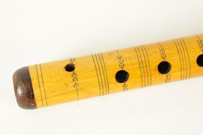 Lot 9 - A LATE 20TH CENTURY GREEK BAMBOO FLUTE