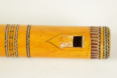 Lot 9 - A LATE 20TH CENTURY GREEK BAMBOO FLUTE