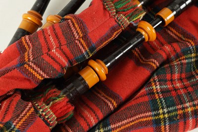 Lot 128 - A SET OF SCOTTISH BAGPIPES BY SINCLAIR, LEITH.