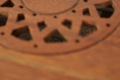 Lot 87 - A 20TH CENTURY HARDWOOD DULCIMER BY PETER ECKER DATED 1970