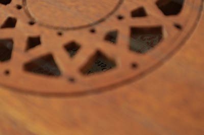 Lot 87 - A 20TH CENTURY HARDWOOD DULCIMER BY PETER ECKER DATED 1970