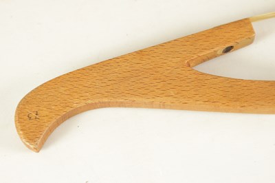 Lot 122 - A BULGARIAN MAPLE WOOD GUSLE AND BOW