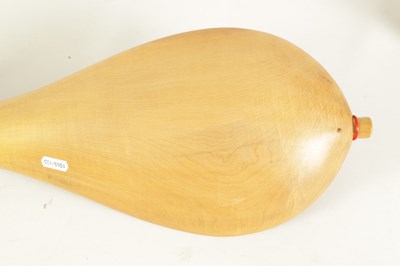 Lot 122 - A BULGARIAN MAPLE WOOD GUSLE AND BOW