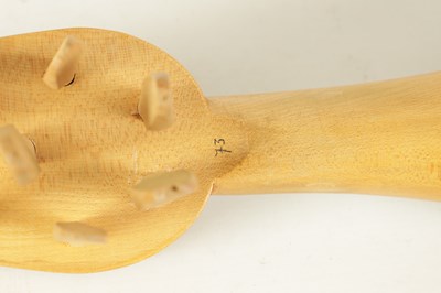 Lot 122 - A BULGARIAN MAPLE WOOD GUSLE AND BOW