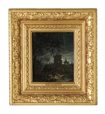 Lot 1063 - ATT B.W.LEADER. A 19TH-CENTURY OIL ON OAK PANEL