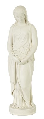 Lot 164 - A 19TH-CENTURY COPELAND PARIANWARE FIGURE ENTITLED MAIDENHOOD