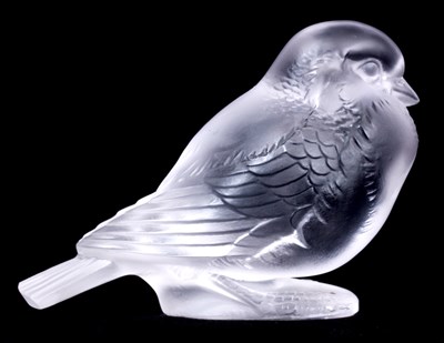 Lot 49 - R. LALIQUE, A FROSTED GLASS PAPERWEIGHT OF A...