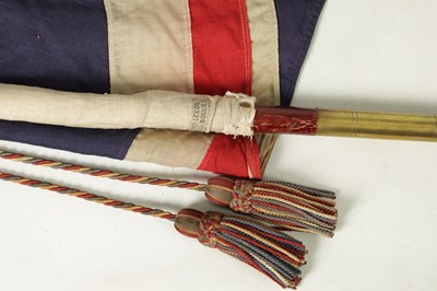 Lot 877 - AN EARLY 20TH CENTURY GIRL GUIDES UNION JACK FLAGPOLE