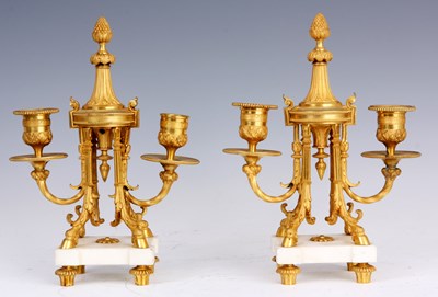 Lot 66 - A PAIR OF LATE 19TH CENTURY ADAM STYLE GILT...