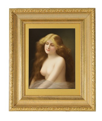 Lot 141 - A FINE LATE 19TH-CENTURY VIENNA PORCELAIN PLAQUE SIGNED WAGNER