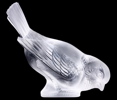 Lot 69 - R. LALIQUE, A FROSTED GLASS PAPERWEIGHT OF A...