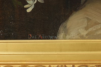 Lot 990 - PAUL HERMANN WAGNER, DAS MÄRCHEN 19TH CENTURY OIL ON CANVAS