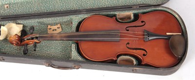 Lot 721 - AN ANTIQUE VIOLIN LABELED BARINI VIOLIN