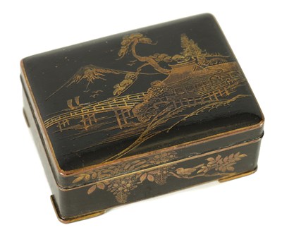 Lot 244 - A JAPANESE MEIJI PERIOD MIXED METAL BOX