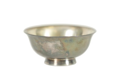 Lot 222 - A LATE 19TH-CENTURY CHINESE PLAIN SILVER SILVER MINIATURE BOWL