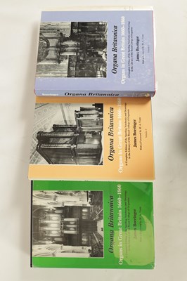 Lot 98 - JAMES BOERINGER ORGANA BRITANNICA IN THREE VOLUMES