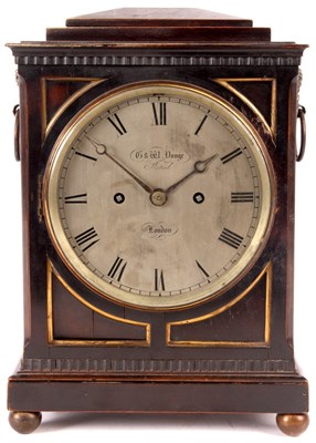 Lot 514 - G & W YONGE STRAND LONDON
 A Regency Ebonised...