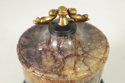 Lot 959 - A 19TH-CENTURY-TURNED-BLUE JOHN PAPERWEIGHT