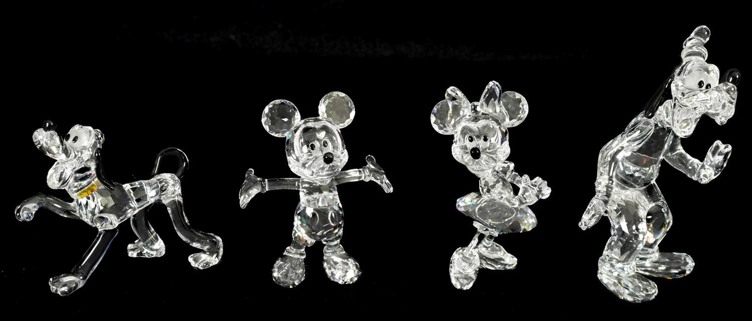 Lot 11 - A 20TH CENTURY MICKEY MOUSE COLLECTION OF SWAROVSKI CRYSTAL