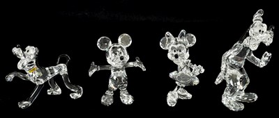 Lot 11 - A 20TH CENTURY MICKEY MOUSE COLLECTION OF SWAROVSKI CRYSTAL