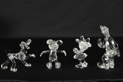 Lot 11 - A 20TH CENTURY MICKEY MOUSE COLLECTION OF SWAROVSKI CRYSTAL
