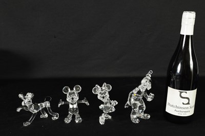 Lot 11 - A 20TH CENTURY MICKEY MOUSE COLLECTION OF SWAROVSKI CRYSTAL